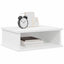 Sengebord 2 stk. Hvid 40 x 31 x 15 cm Konstrueret træ