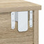 Sengebord 2 pcs Sonoma eg 40 x 31 x 15 cm Konstrueret træ