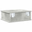 Sengebord 2 pcs Beton Grå 40 x 31 x 15 cm Konstrueret træ