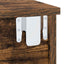 Sengebord Røget eg 40 x 31 x 15 cm Konstrueret træ