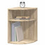 Endebord Sonoma eg 39,7 x 39,7 x 60 cm Konstrueret træ