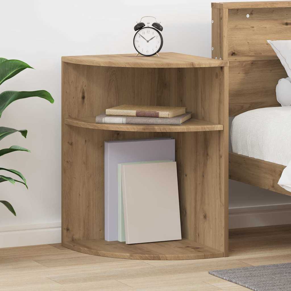 Endebord Artisan Egetræ 39,7 x 39,7 x 60 cm Konstrueret træ