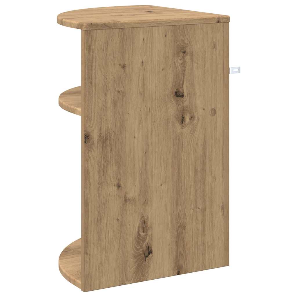 Endebord Artisan Egetræ 39,7 x 39,7 x 60 cm Konstrueret træ