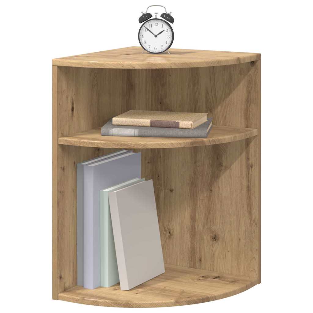 Endebord Artisan Egetræ 39,7 x 39,7 x 60 cm Konstrueret træ