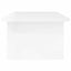 Sofabord Høj gloss hvid 93 x 53 x 33 cm Konstrueret træ