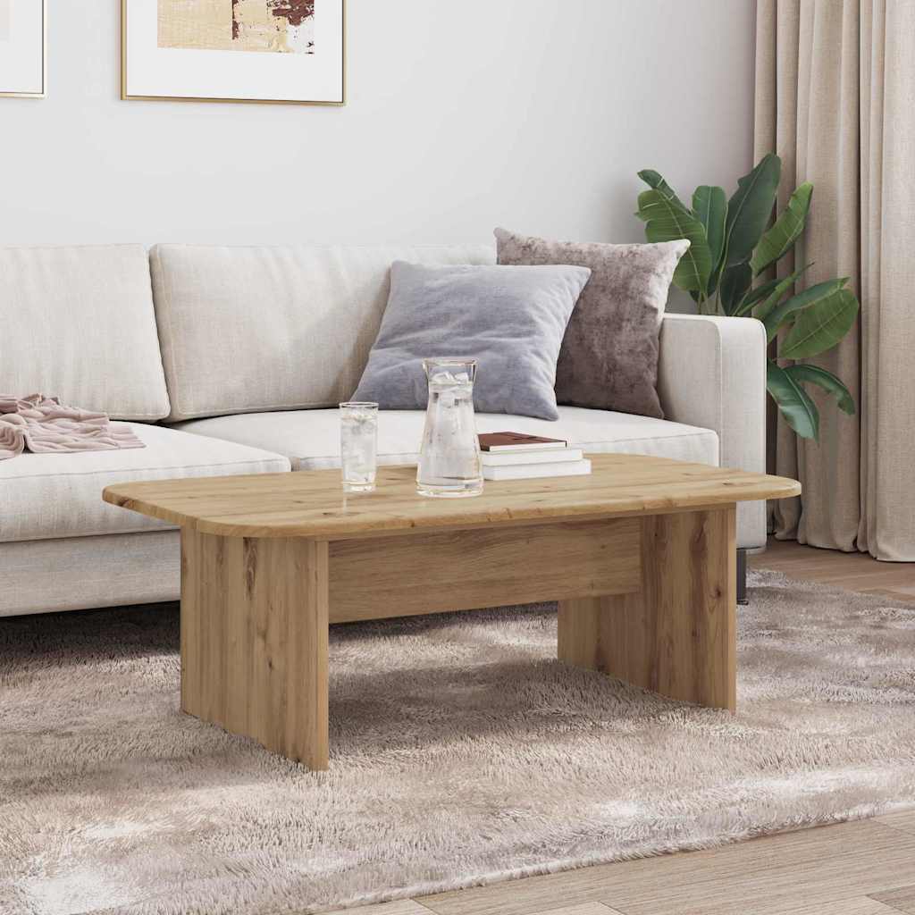 Sofabord Artisan Egetræ 93 x 53 x 33 cm Konstrueret træ