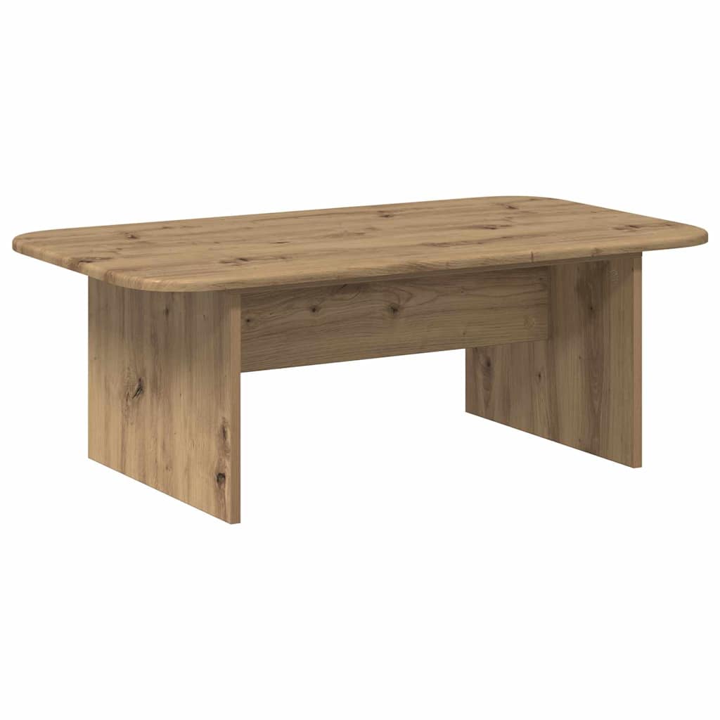 Sofabord Artisan Egetræ 93 x 53 x 33 cm Konstrueret træ