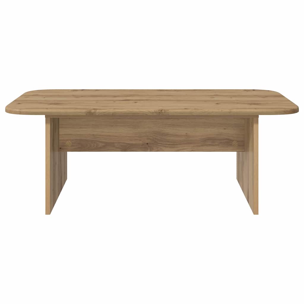 Sofabord Artisan Egetræ 93 x 53 x 33 cm Konstrueret træ