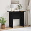 Konsolbord Sort 93 x 40 x 75 cm Konstrueret træ