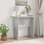 Konsolbord Beton Grå 93 x 40 x 75 cm Konstrueret træ