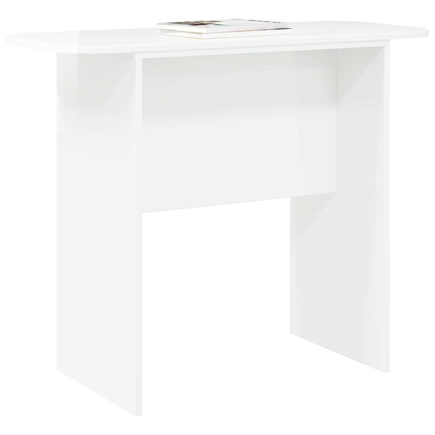 Konsolbord Høj gloss hvid 93 x 40 x 75 cm Konstrueret træ