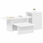 Konsolbord Hvid 91,5 x 35 x 38,5 cm Konstrueret træ
