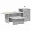 Konsolbord Beton Grå 91,5 x 35 x 38,5 cm Konstrueret træ