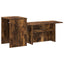 Konsolbord Røget eg 91,5 x 35 x 38,5 cm Konstrueret træ