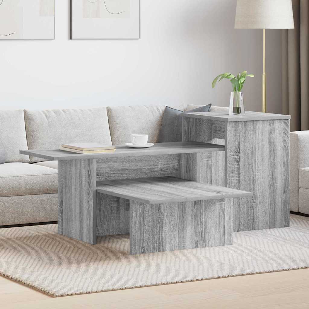 Konsolbord Grå Sonoma 91,5 x 35 x 38,5 cm Konstrueret træ billede