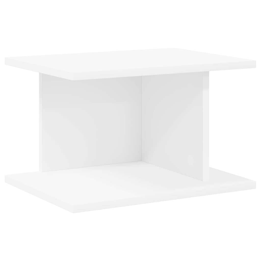 Sengebord 2 pcs Hvid 40 x 30 x 25 cm Konstrueret træ