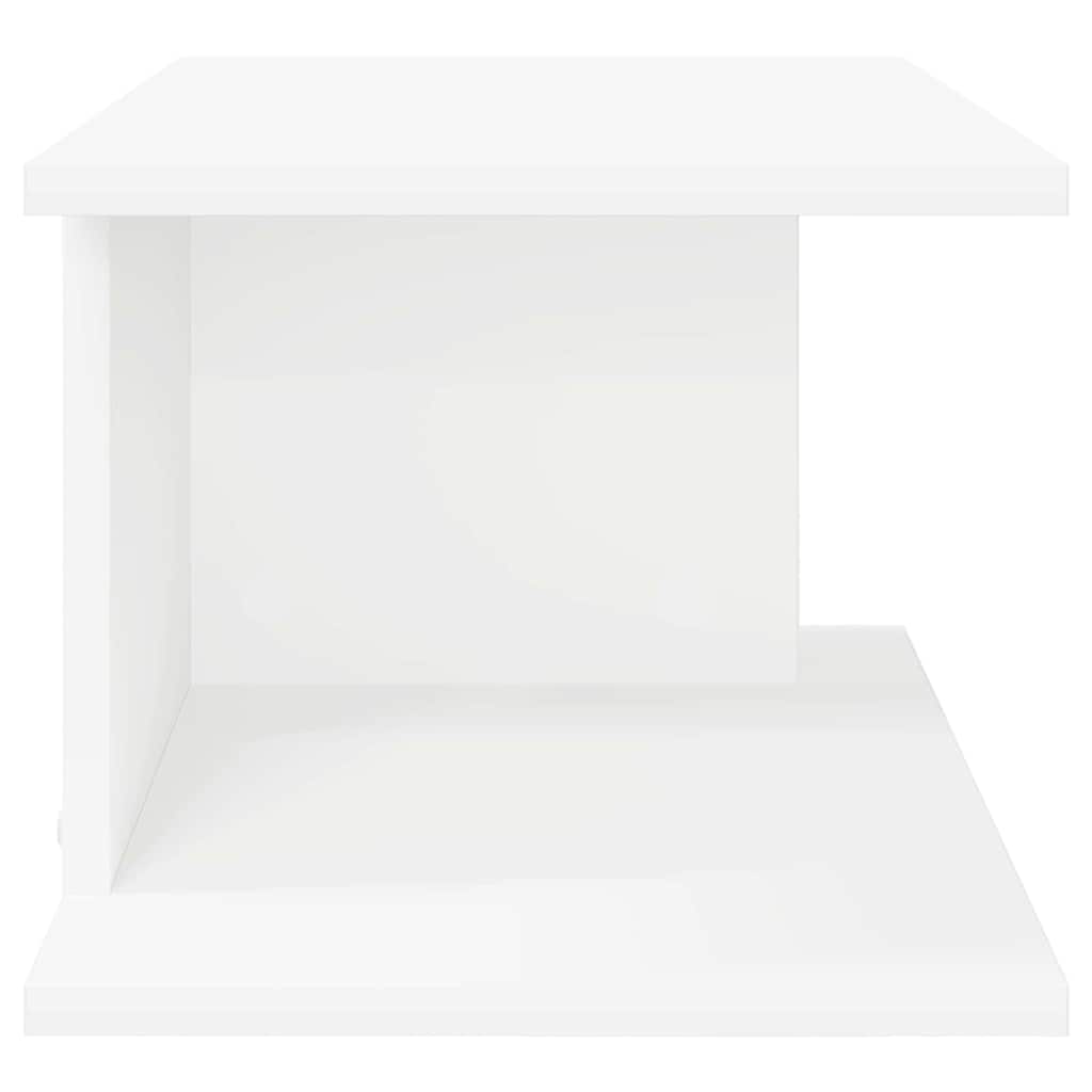 Sengebord 2 pcs Hvid 40 x 30 x 25 cm Konstrueret træ