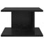 Sengebord 2 pcs Sort eg 40 x 30 x 25 cm Konstrueret træ