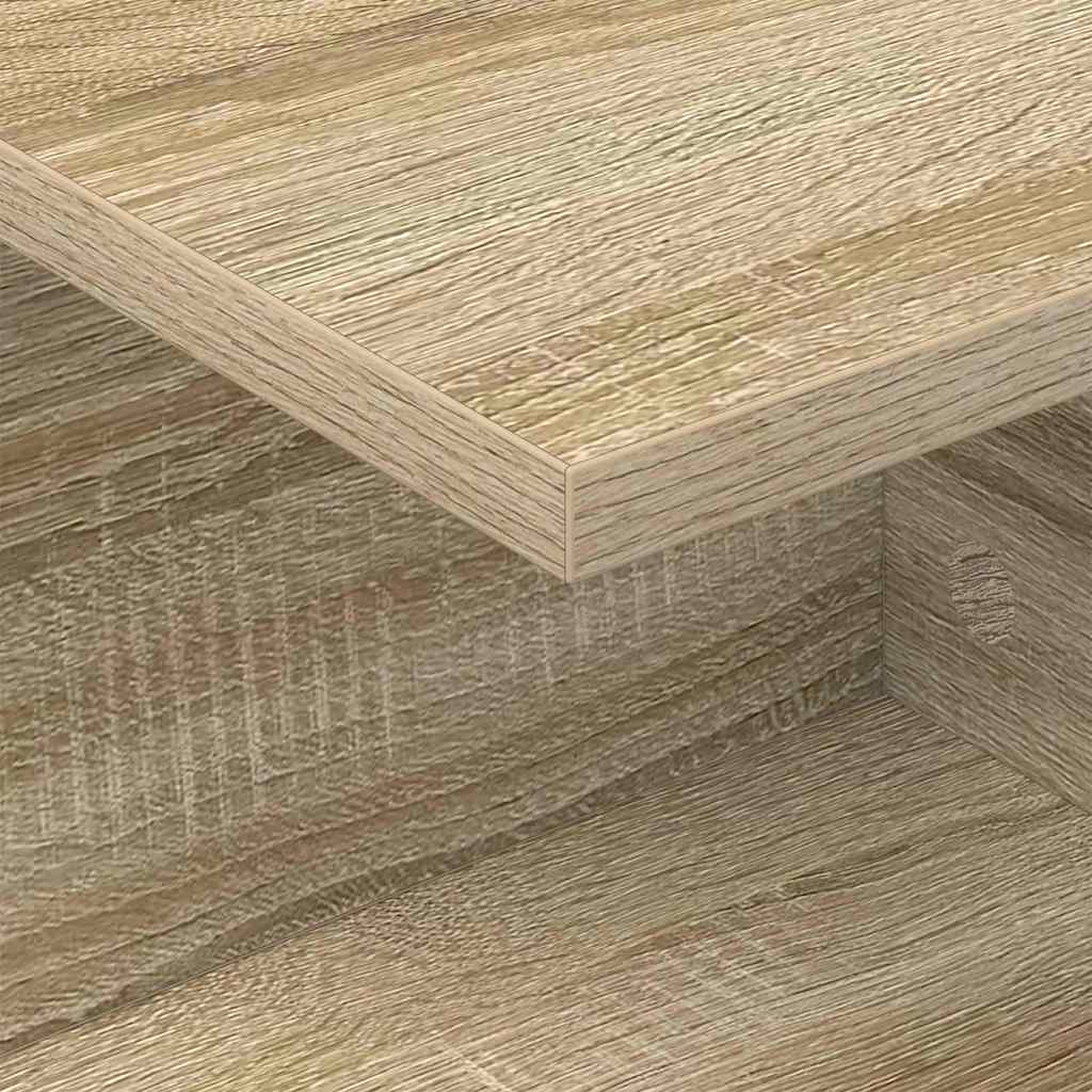 Sengebord 2 pcs Sonoma eg 40 x 30 x 25 cm Konstrueret træ