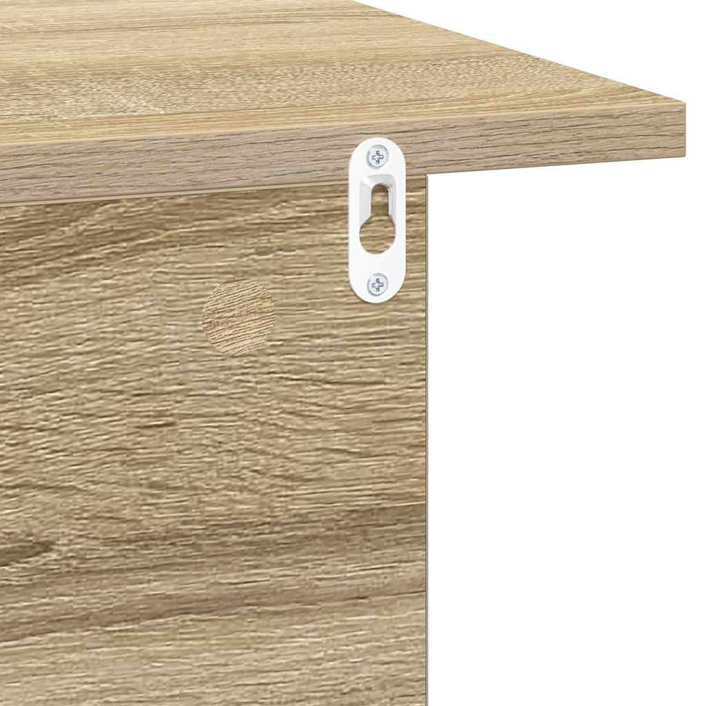 Sengebord 2 pcs Sonoma eg 40 x 30 x 25 cm Konstrueret træ