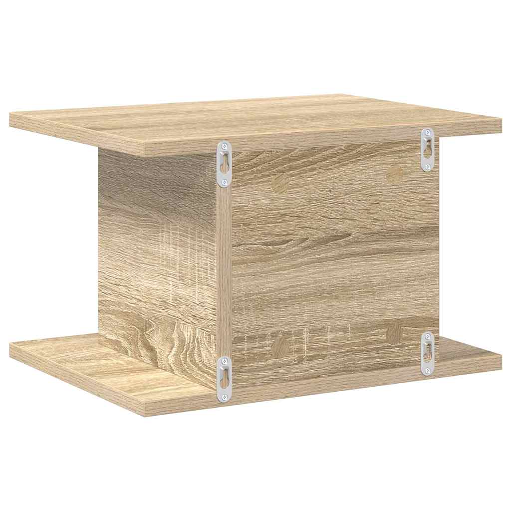 Sengebord 2 pcs Sonoma eg 40 x 30 x 25 cm Konstrueret træ