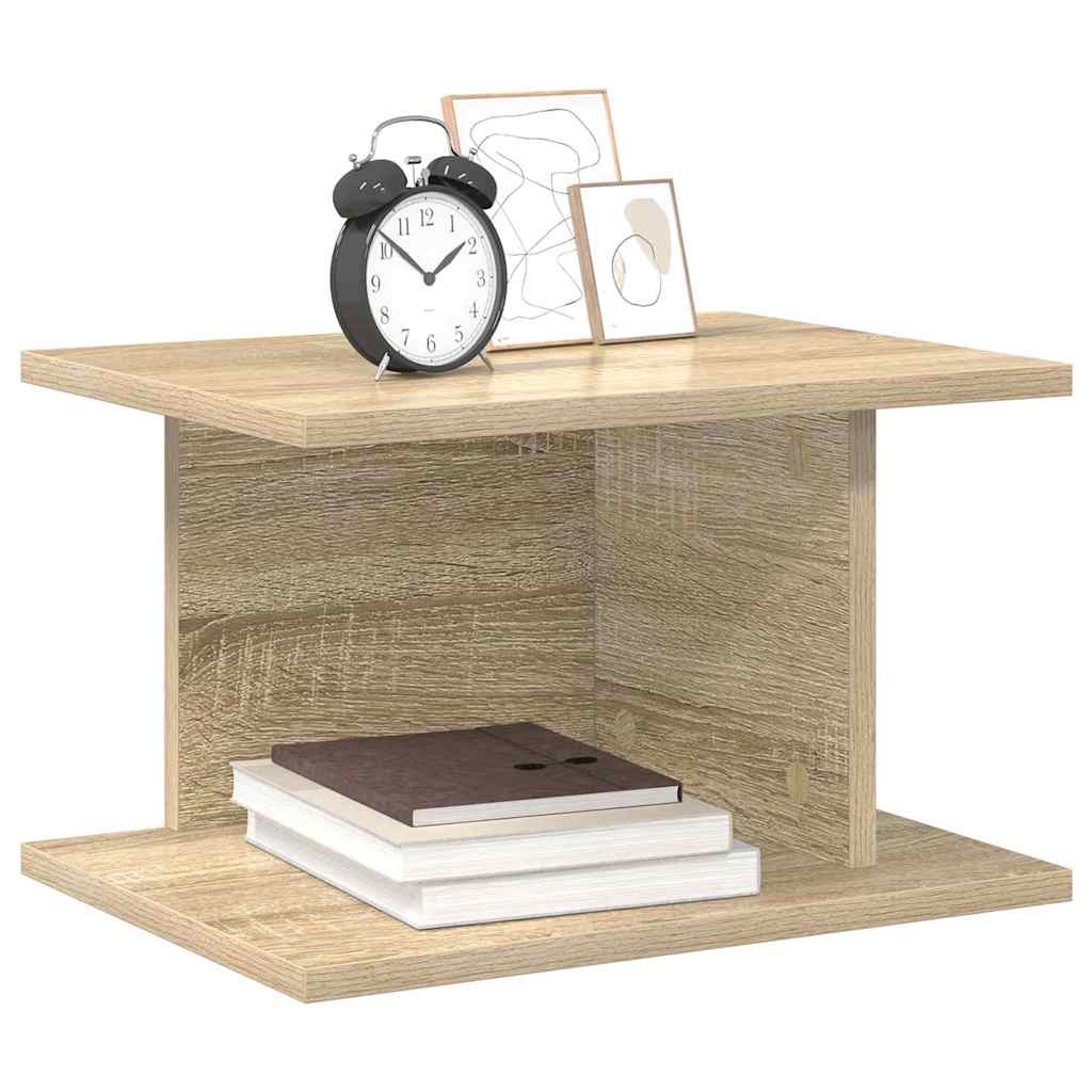Sengebord 2 pcs Sonoma eg 40 x 30 x 25 cm Konstrueret træ