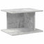 Sengebord Beton Grå 40 x 30 x 25 cm Konstrueret træ