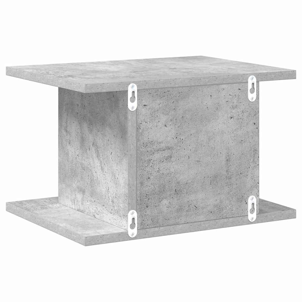 Sengebord Beton Grå 40 x 30 x 25 cm Konstrueret træ
