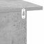 Sengebord 2 pcs Beton Grå 40 x 30 x 25 cm Konstrueret træ