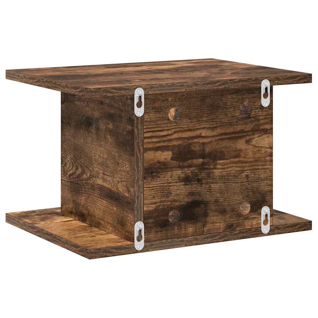 Sengebord Røget eg 40 x 30 x 25 cm Konstrueret træ