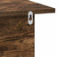 Sengebord 2 pcs Røget eg 40 x 30 x 25 cm Konstrueret træ