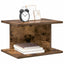 Sengebord 2 pcs Røget eg 40 x 30 x 25 cm Konstrueret træ