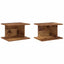 Sengebord 2 pcs Gammelt træ 40 x 30 x 25 cm Konstrueret træ