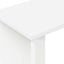 Endebord Hvid 35 x 25 x 50 cm Konstrueret træ