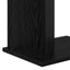Endebord Sort eg 35 x 25 x 50 cm Konstrueret træ
