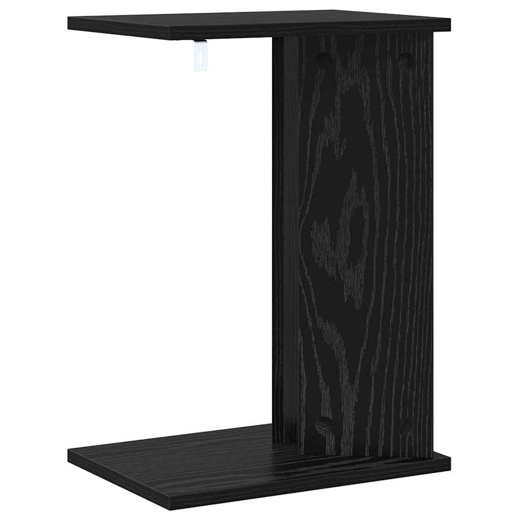Endebord Sort eg 35 x 25 x 50 cm Konstrueret træ