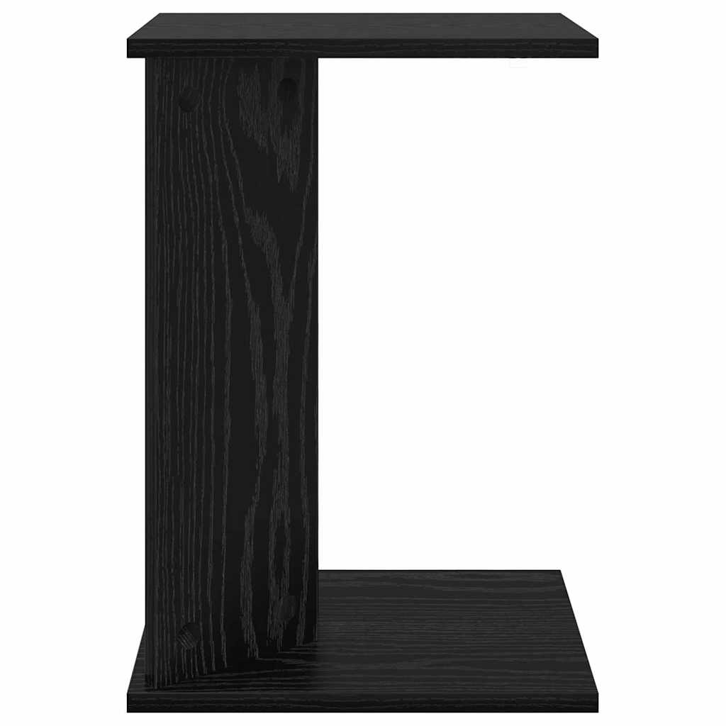 Endebord Sort eg 35 x 25 x 50 cm Konstrueret træ
