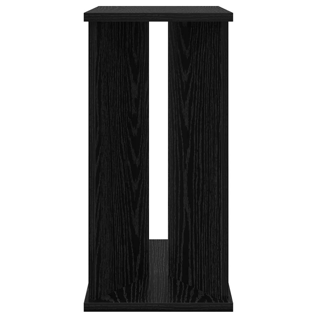 Endebord Sort eg 35 x 25 x 50 cm Konstrueret træ
