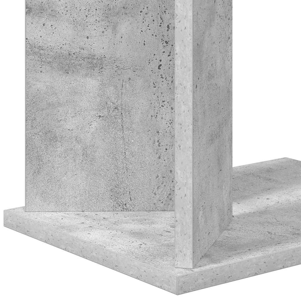 Endebord Beton Grå 35 x 25 x 50 cm Konstrueret træ