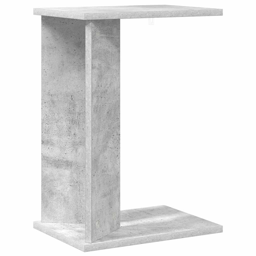 Endebord Beton Grå 35 x 25 x 50 cm Konstrueret træ