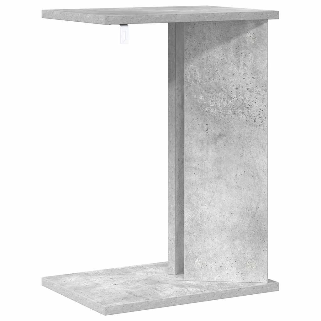Endebord Beton Grå 35 x 25 x 50 cm Konstrueret træ