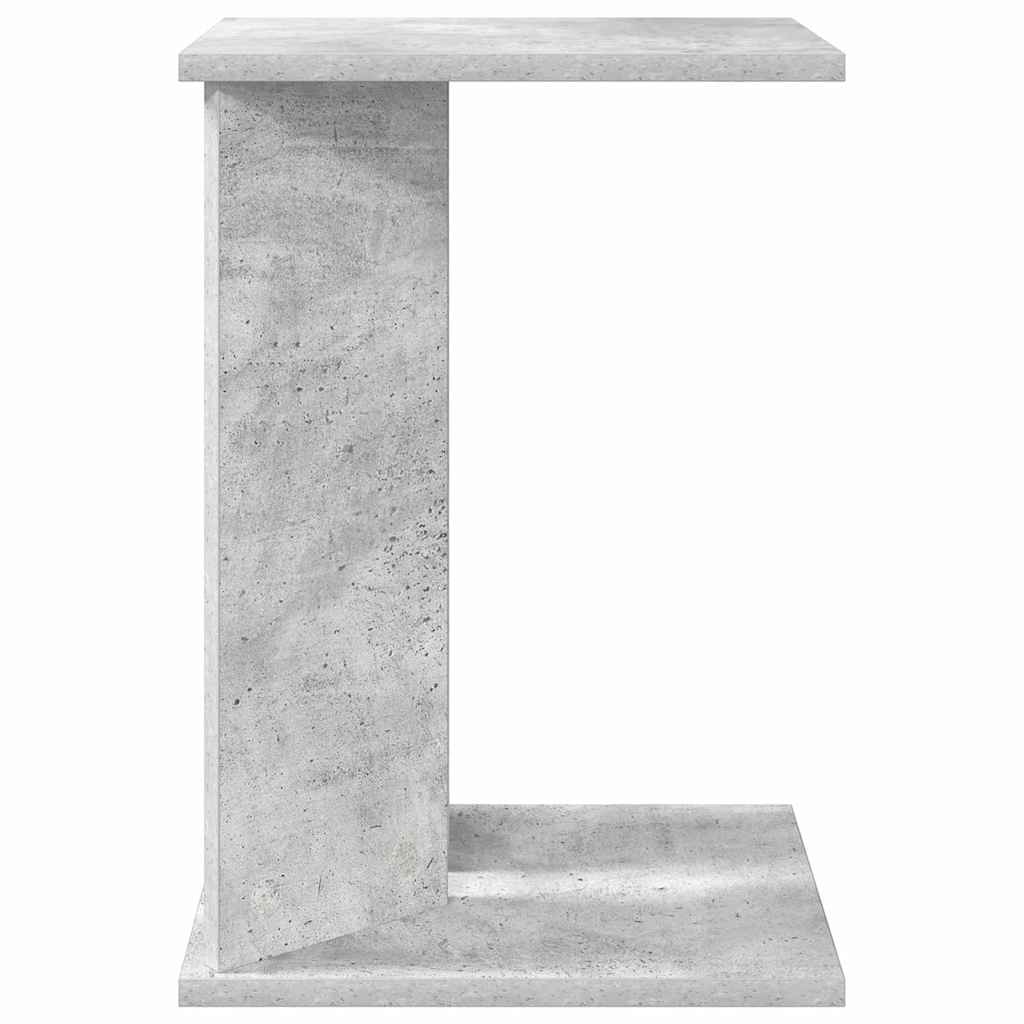 Endebord Beton Grå 35 x 25 x 50 cm Konstrueret træ