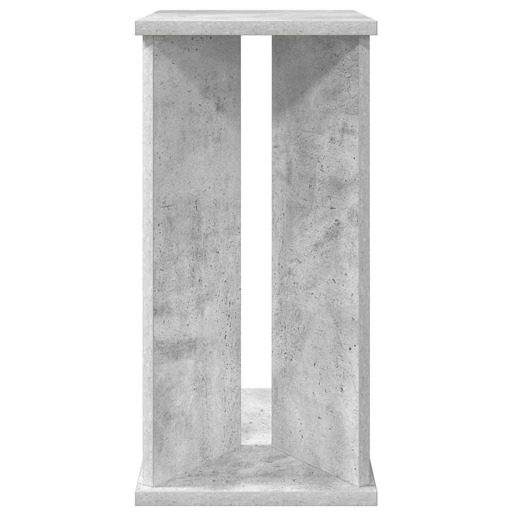 Endebord Beton Grå 35 x 25 x 50 cm Konstrueret træ