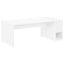 Sofabord Hvid 101,5 x 50 x 37 cm Konstrueret træ