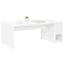 Sofabord Hvid 101,5 x 50 x 37 cm Konstrueret træ