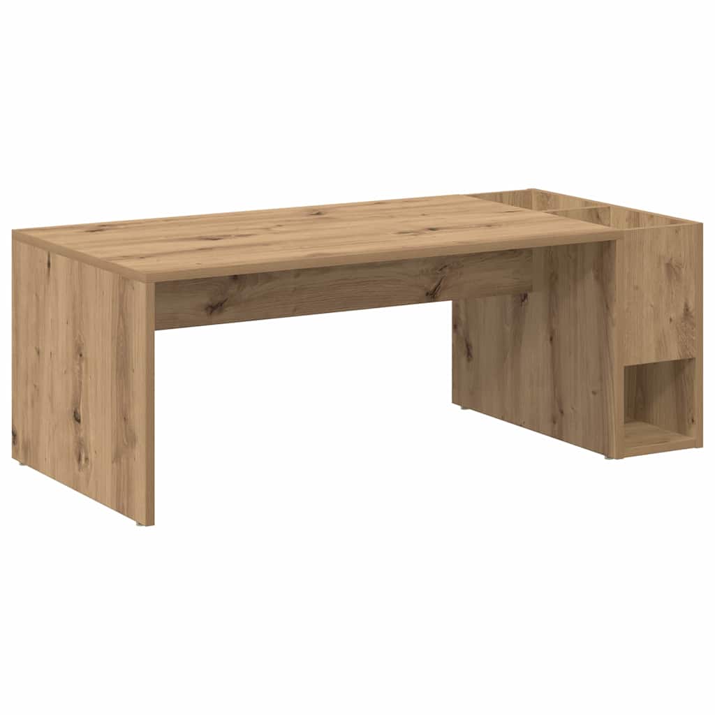 Sofabord Artisan Egetræ 101,5 x 50 x 37 cm Konstrueret træ