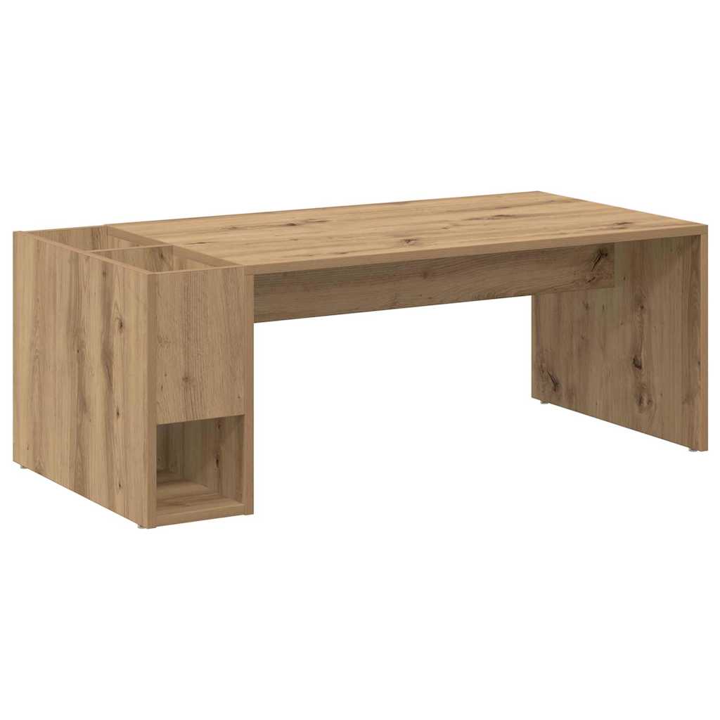 Sofabord Artisan Egetræ 101,5 x 50 x 37 cm Konstrueret træ