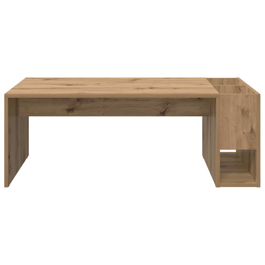 Sofabord Artisan Egetræ 101,5 x 50 x 37 cm Konstrueret træ