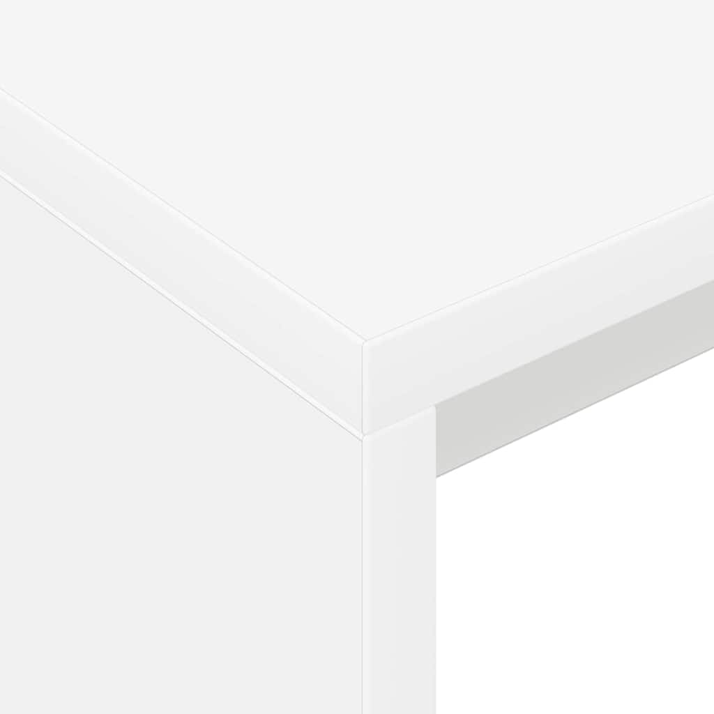 Bord Hvid 109 x 50 x 78 cm Konstrueret træ