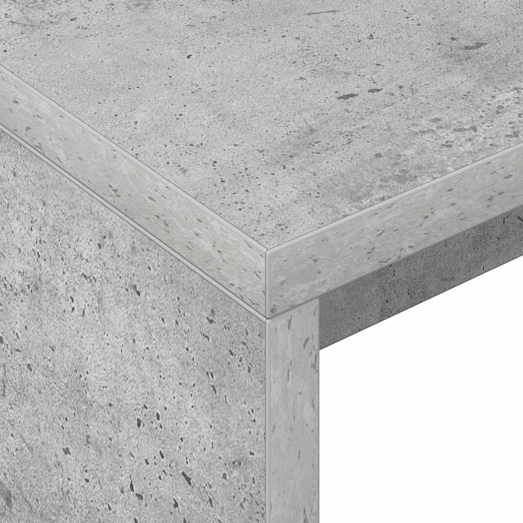 Bord Beton Grå 109 x 50 x 78 cm Konstrueret træ